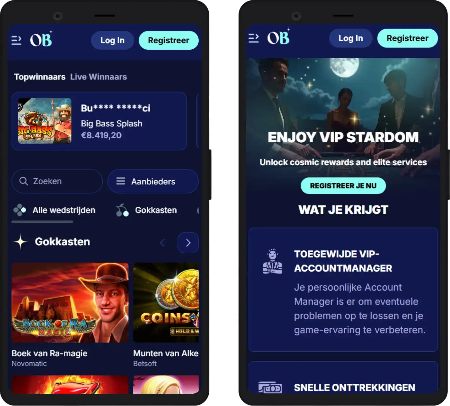 OrionsBet Casino mobiel – online casino spelen op smartphone en tablet